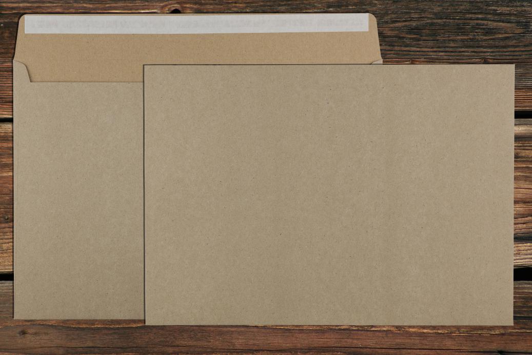 Briefhüllen C4 229x324 mm Haftklebend Recycling Grau 140 g/qm